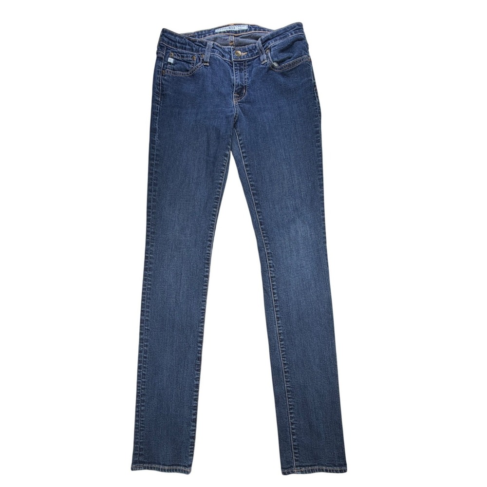 Big Star Jealousy Skinny Jeans Womens 28L Dark Wash Low Rise Denim Pants